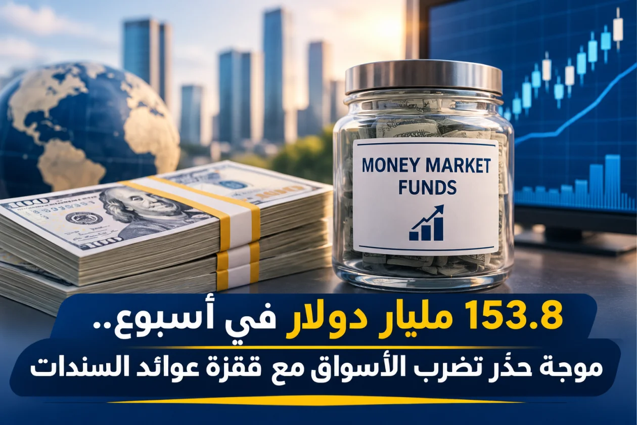 153.8 مليار دولار تتجه إلى صناديق النقد العالمية وسط قفزة عوائد السندات